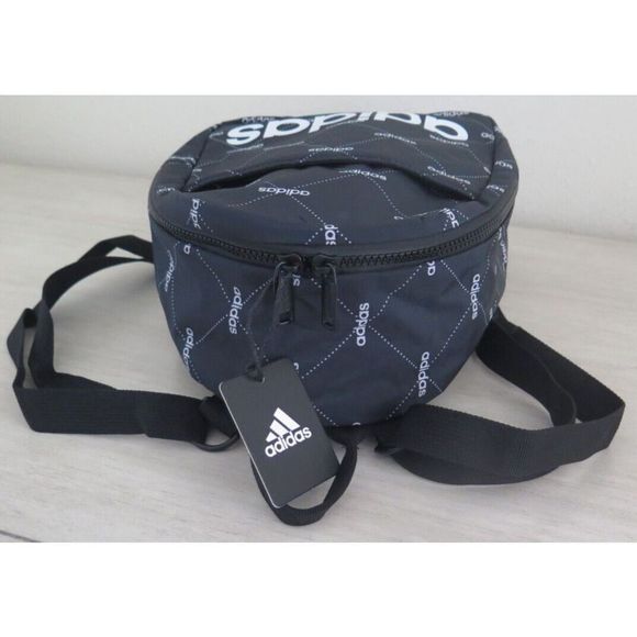 adidas 5149887 Unisex Monogram Black Core Mini Backpack - Picture 9 of 9